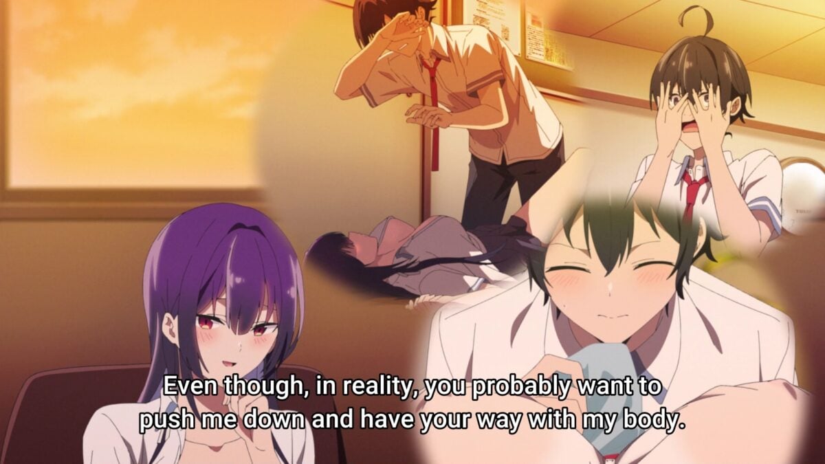 Haite Kudasai, Takamine San Episode 1 Takane Calls Koushi Horny