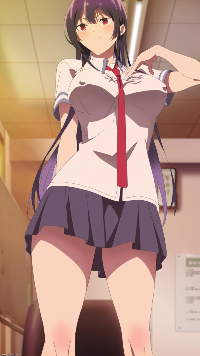 Haite Kudasai, Takamine San Episode 1 Takane Points To Wet Blouse