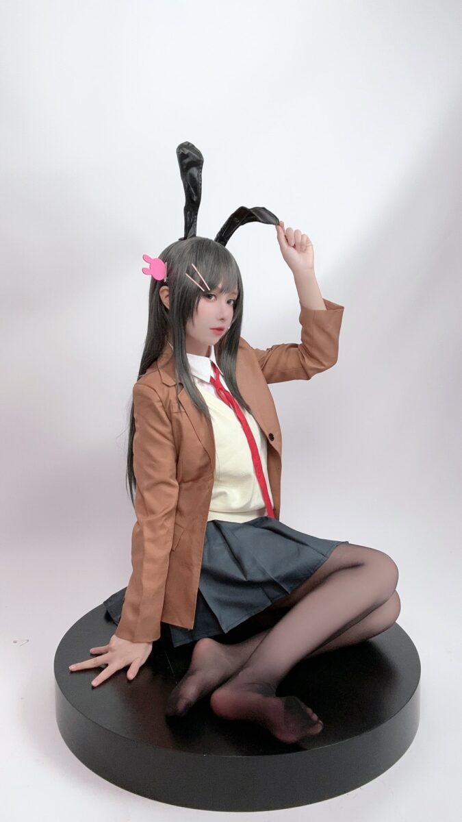 Mai Sakurajima Model Pantyhose Feet Focus