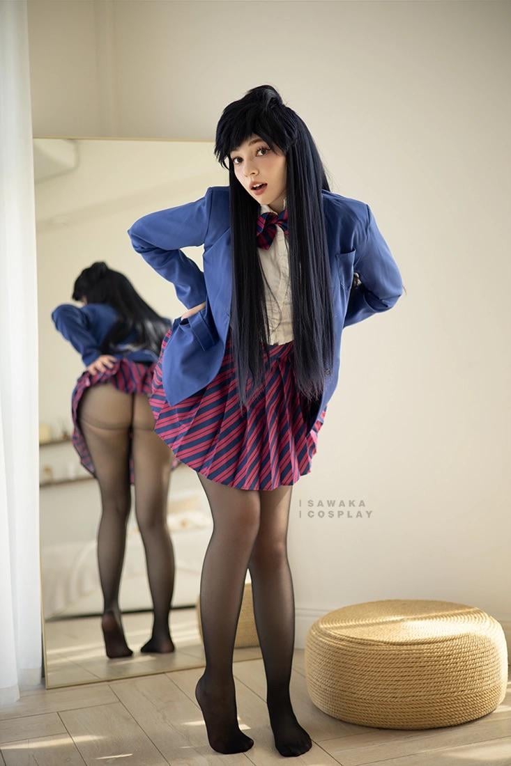 Ero Komi Shouko Upskirt Cosplay