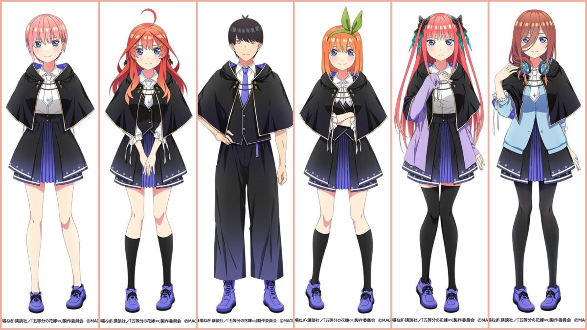 Gotoubun No Princess Character Art
