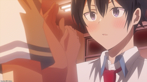 Haite Kudasai, Takamine San Episode 2 Takane Presses Koushi Hand Into Cleavage