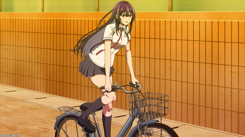 Haite Kudasai, Takamine San Episode 3 Takane Coasts On Bicycle