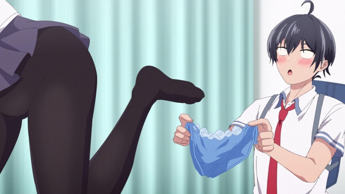 Haite Kudasai, Takamine San Episode 4 Koushi Overstimulated Blue Panties