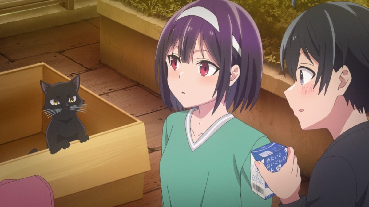 Haite Kudasai, Takamine San Episode 4 Young Koushi Takane Care For Black Kitten