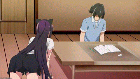 Haite Kudasai, Takamine San Episode 5 Koushi Gestures At Takane Cat Cosplay