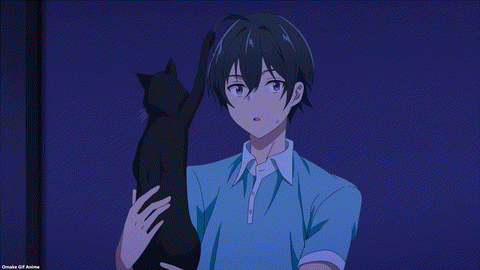 Haite Kudasai, Takamine San Episode 5 Kuro Cat Plays With Koushi Ahoge