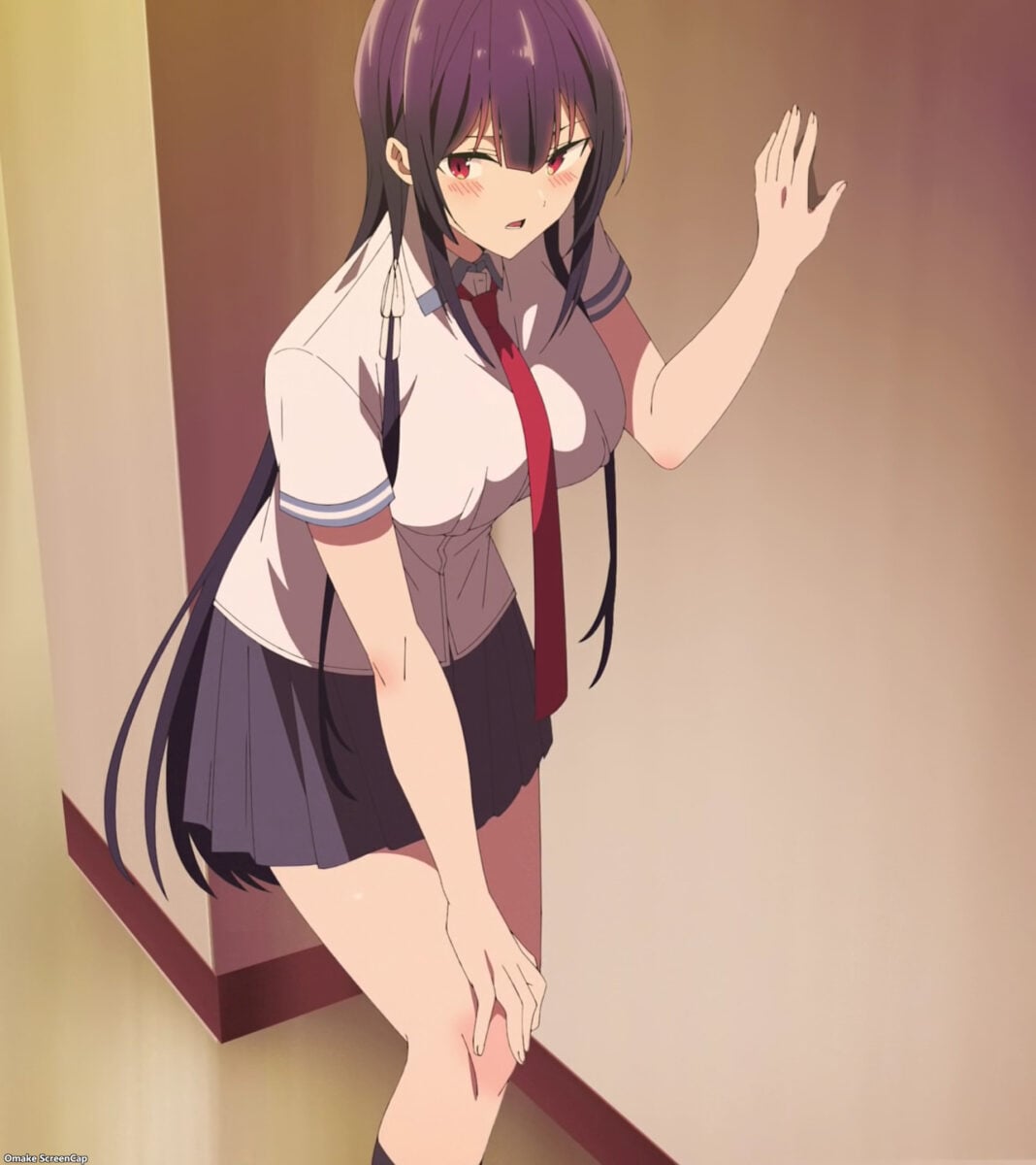 Haite Kudasai, Takamine San Episode 5 Takane Leans Against Wall