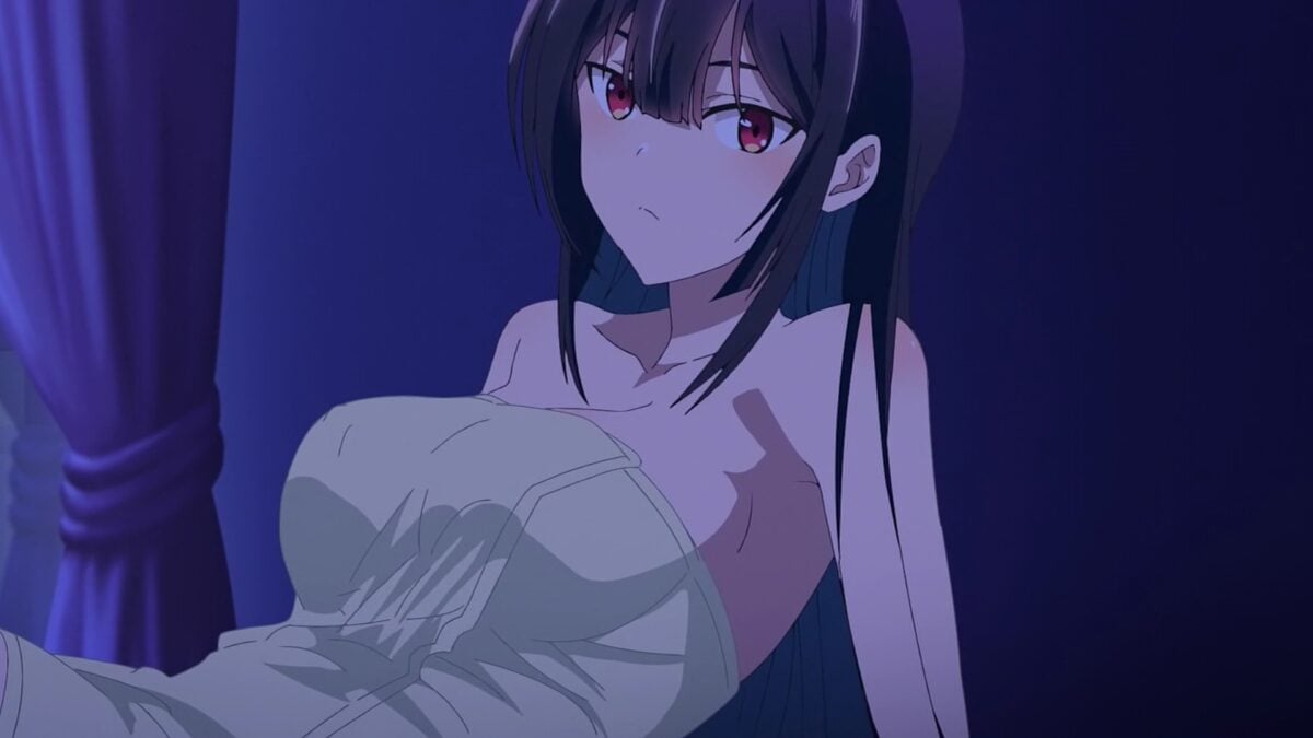Haite Kudasai, Takamine San Episode 5 Takane Sits Up In Bath Towel