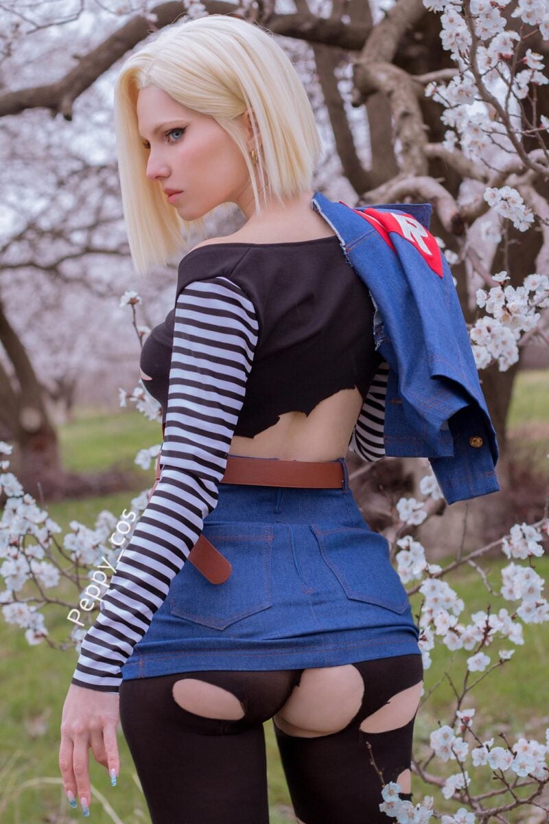 Peppy Cos Android18 Ass Cosplay