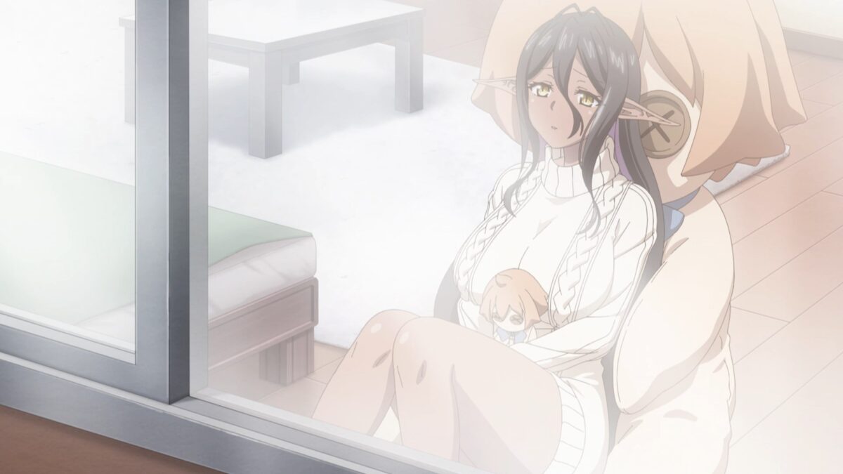 Yandere Dark Elf ED Mariabelle Holds Hinta Plushies