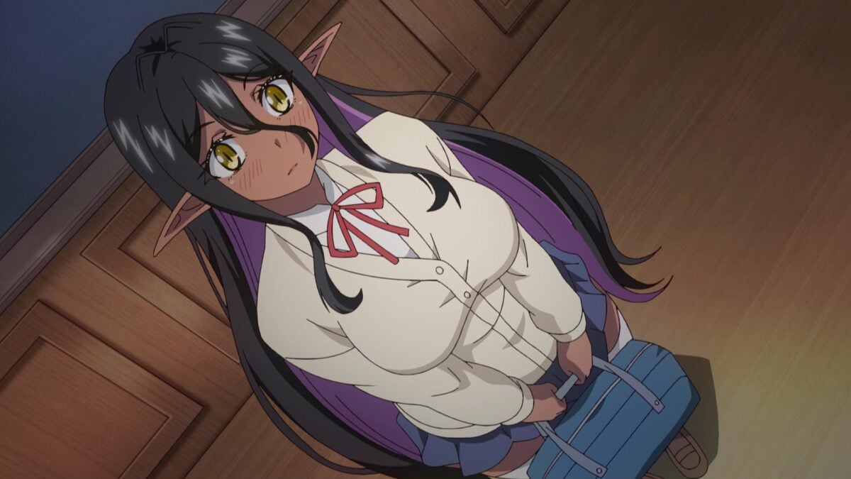 Yandere Dark Elf Episode 2 Mariabelle High School Girl Uniform