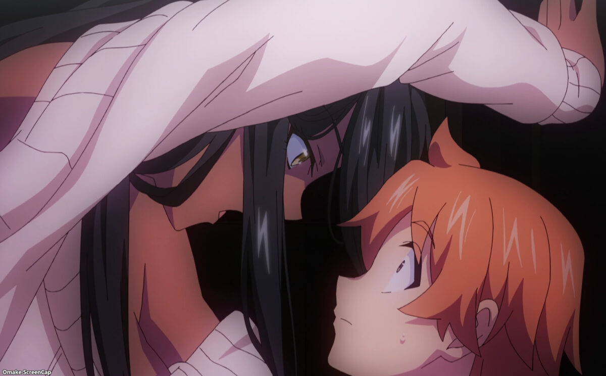 Yandere Dark Elf Episode 2 Mariabelle Leans Over Hinata