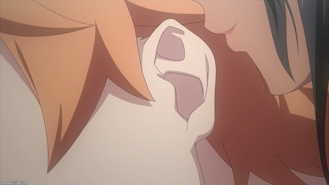 Yandere Dark Elf Episode 4 Mariabelle Kisses Hinata's Ear