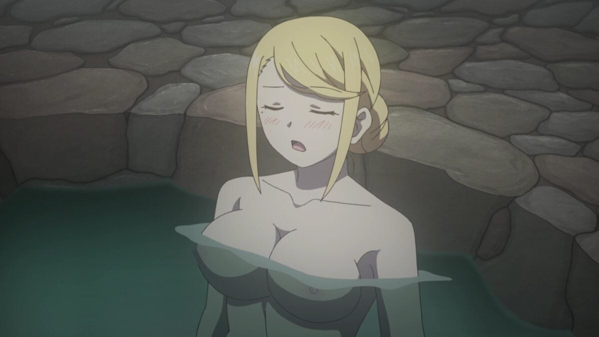 Yandere Dark Elf Episode 5 Cecil Sighs In Hot Spring