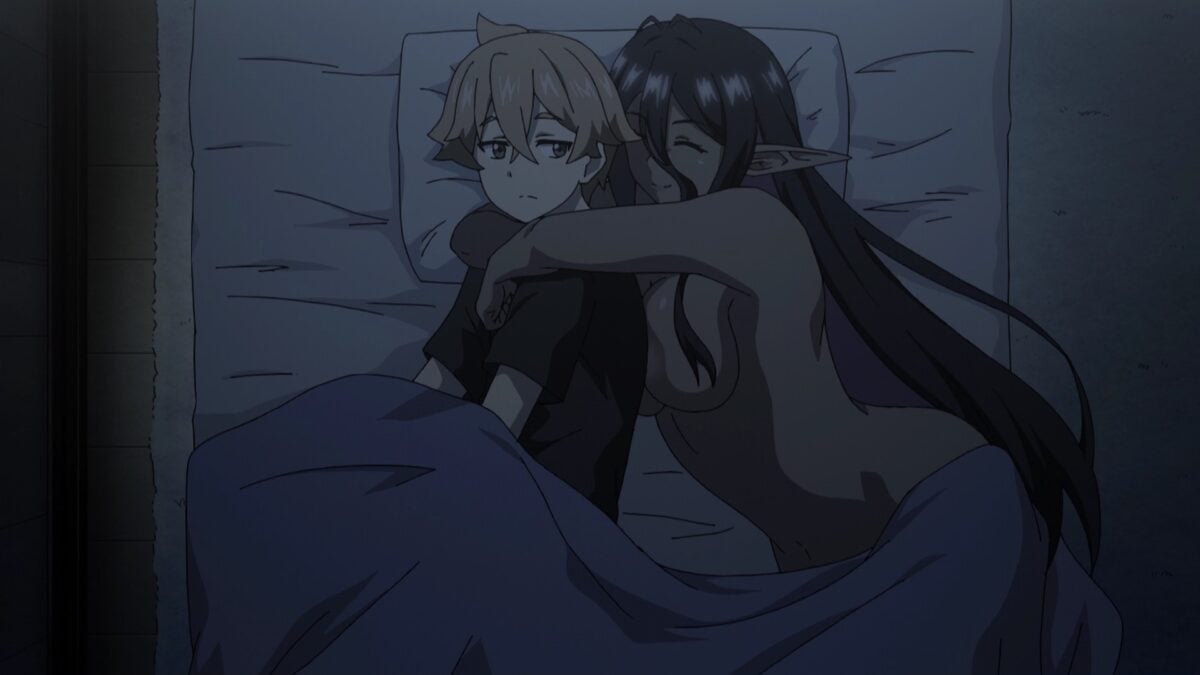 Yandere Dark Elf Episode 5 Mariabelle Hugs Hinata's Back