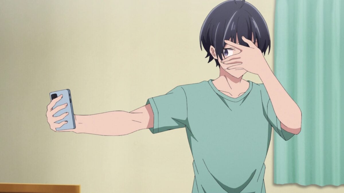 Haite Kudasai, Takamine San Episode 7 Koushi Peeks Through Fingers