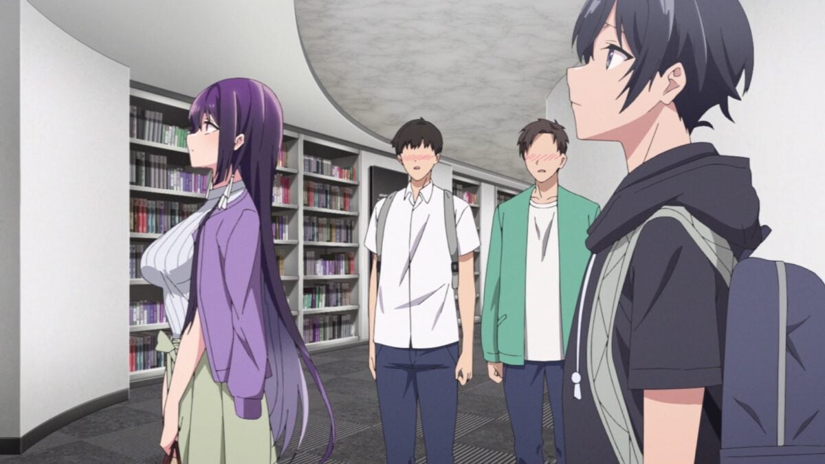 Haite Kudasai, Takamine San Episode 7 Takane Draws Attention In Library