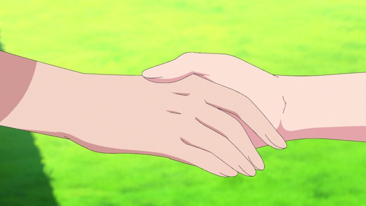 Haite Kudasai, Takamine San Episode 8 Takane Holds Koushi's Hand