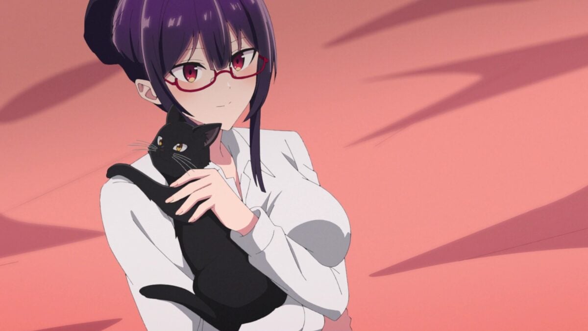 Haite Kudasai, Takamine San Episode 8 Takane Hugs Kuro Cat