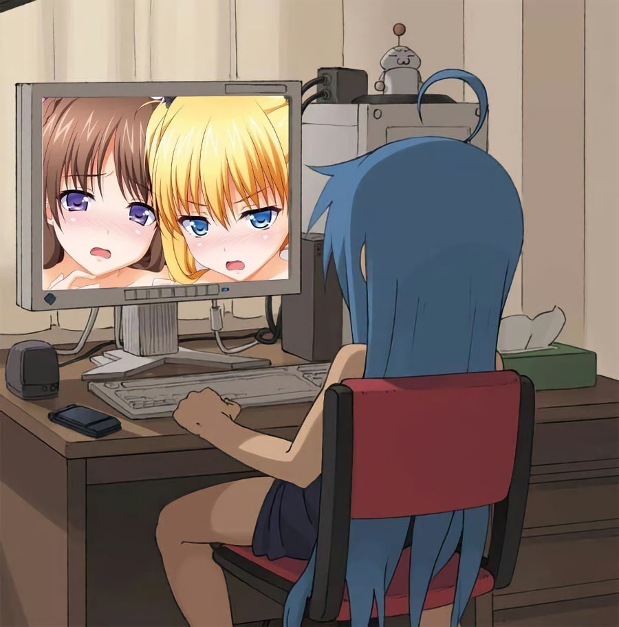 Legal Hentai Streaming? Konata Watches Hentai