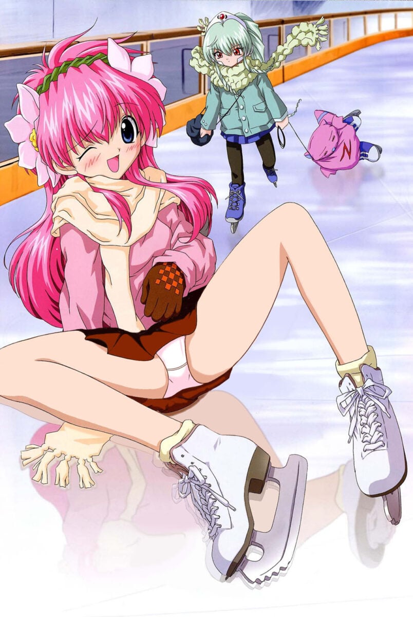 Anime marketing through pantsu and fan service