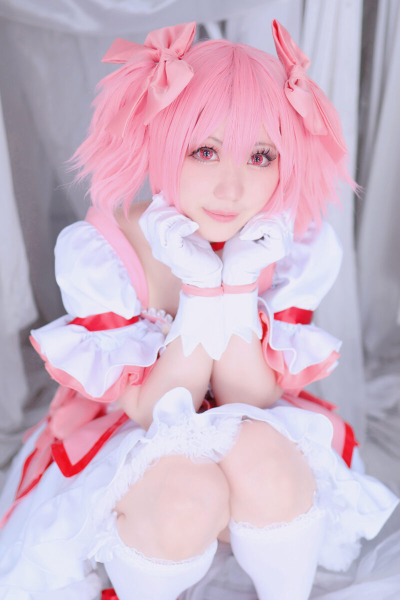 Madoka Kaname Cotton Candy Lolita Cosplay by Miyasy