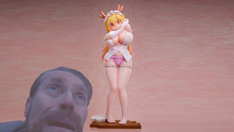 A.DIMENSION Dragon Maid Tohru 14 Figure Web Cover