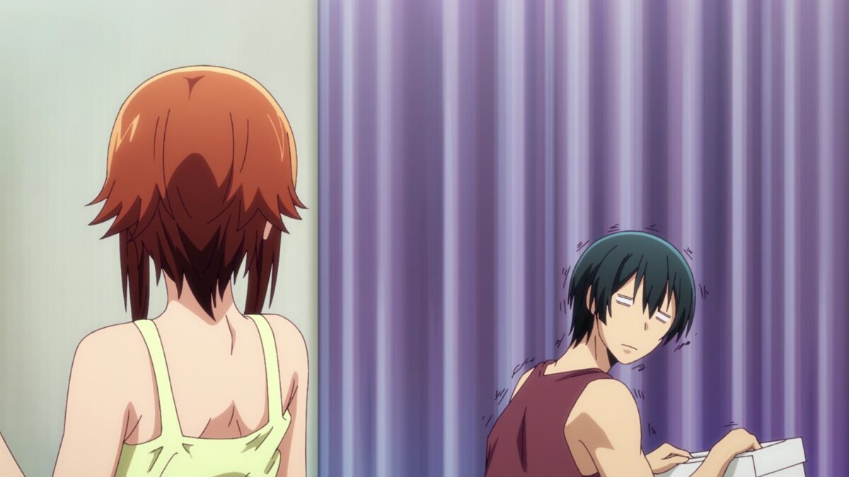 Grand Blue S2 Episode 1 Iori Caught With Trash Can