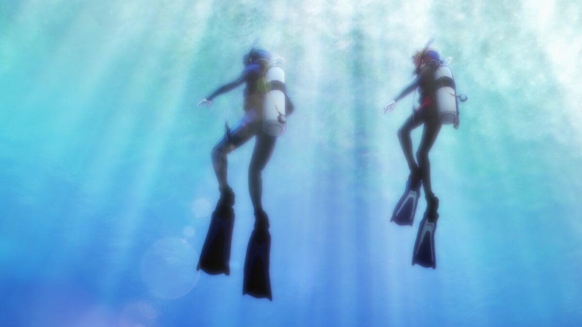 Grand Blue S2 Episode 1 Iori Chisa Scuba Dive