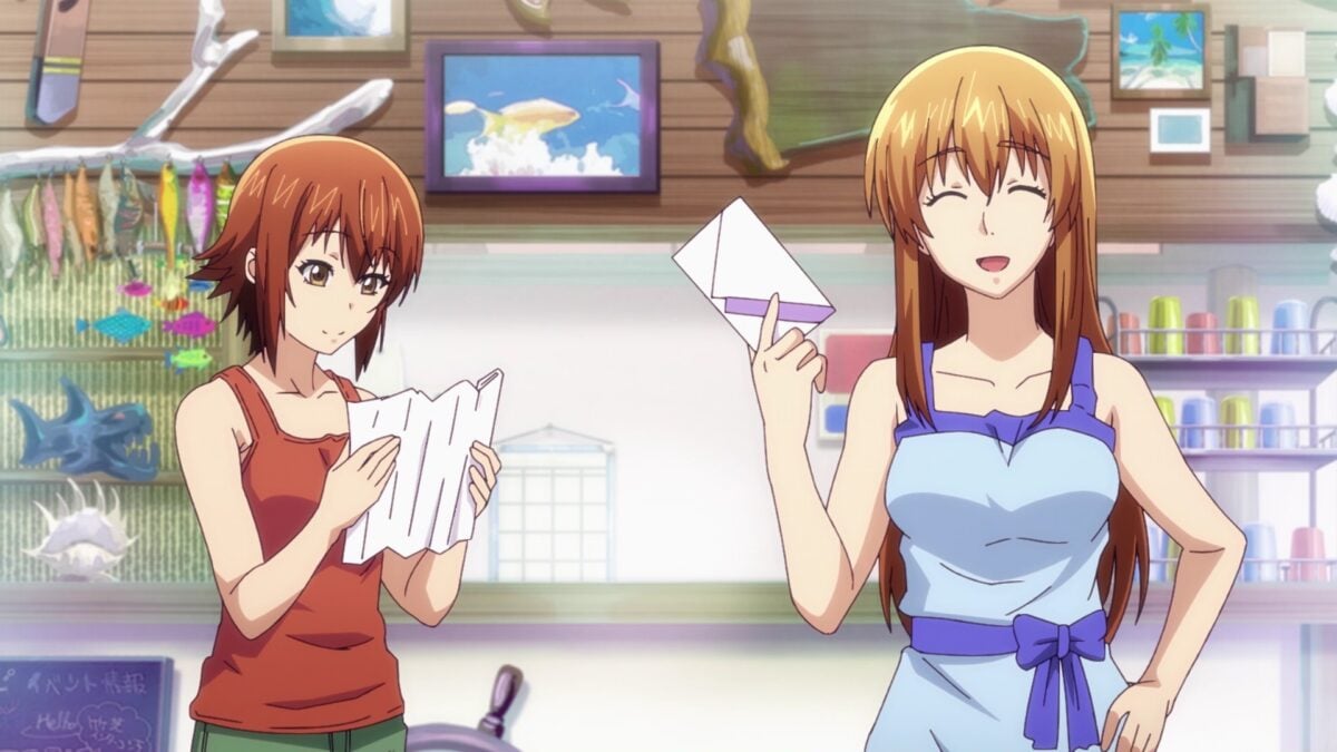 Grand Blue S2 Episode 1 Nanaka Chisa Read Letters