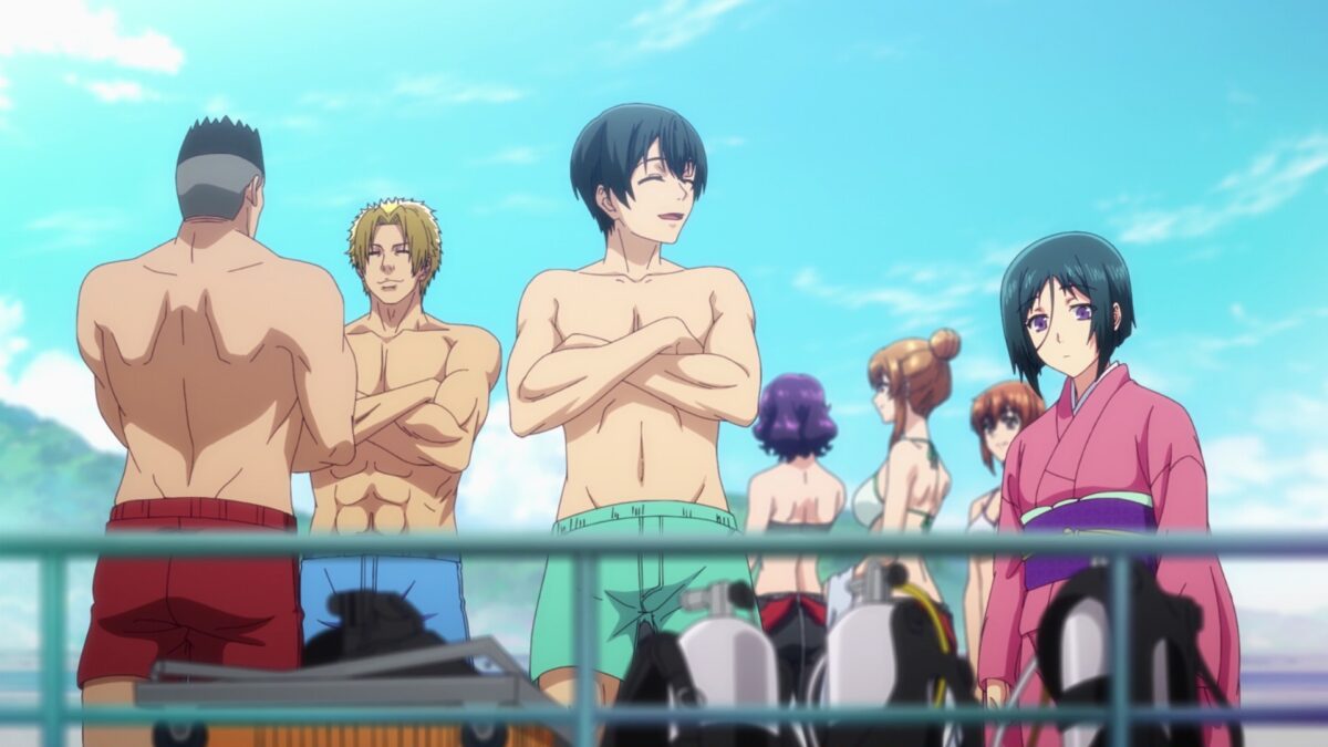 Grand Blue S2 Episode 2 Iori Dive Prep