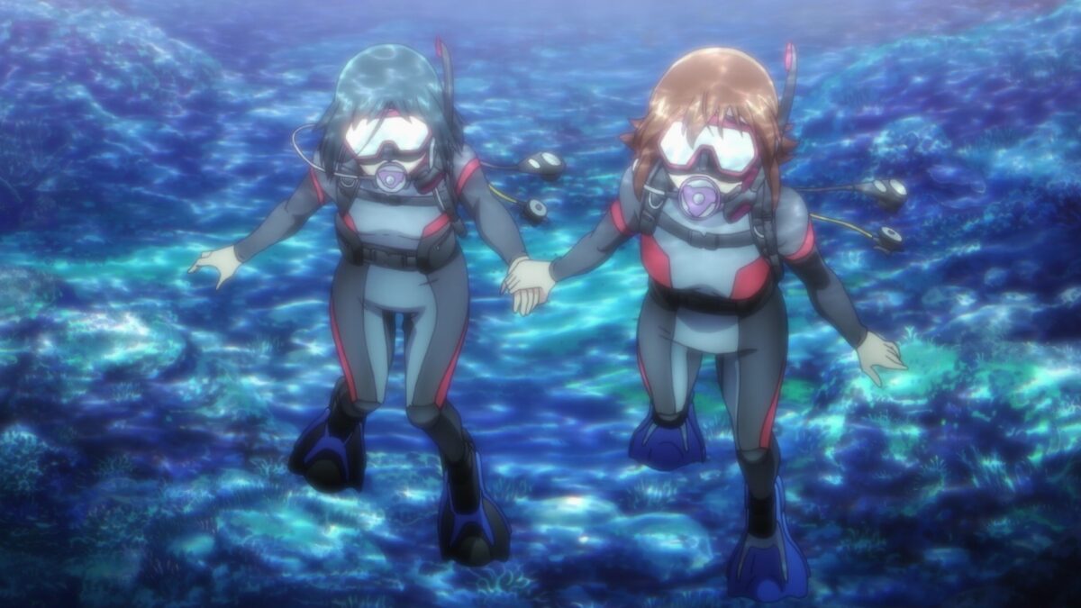 Grand Blue S2 Episode 2 Shiori And Chise Scuba Dive
