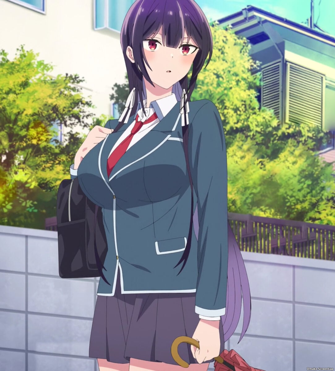 Haite Kudasai, Takamine San Episode 10 Takane Walks With Umbrella