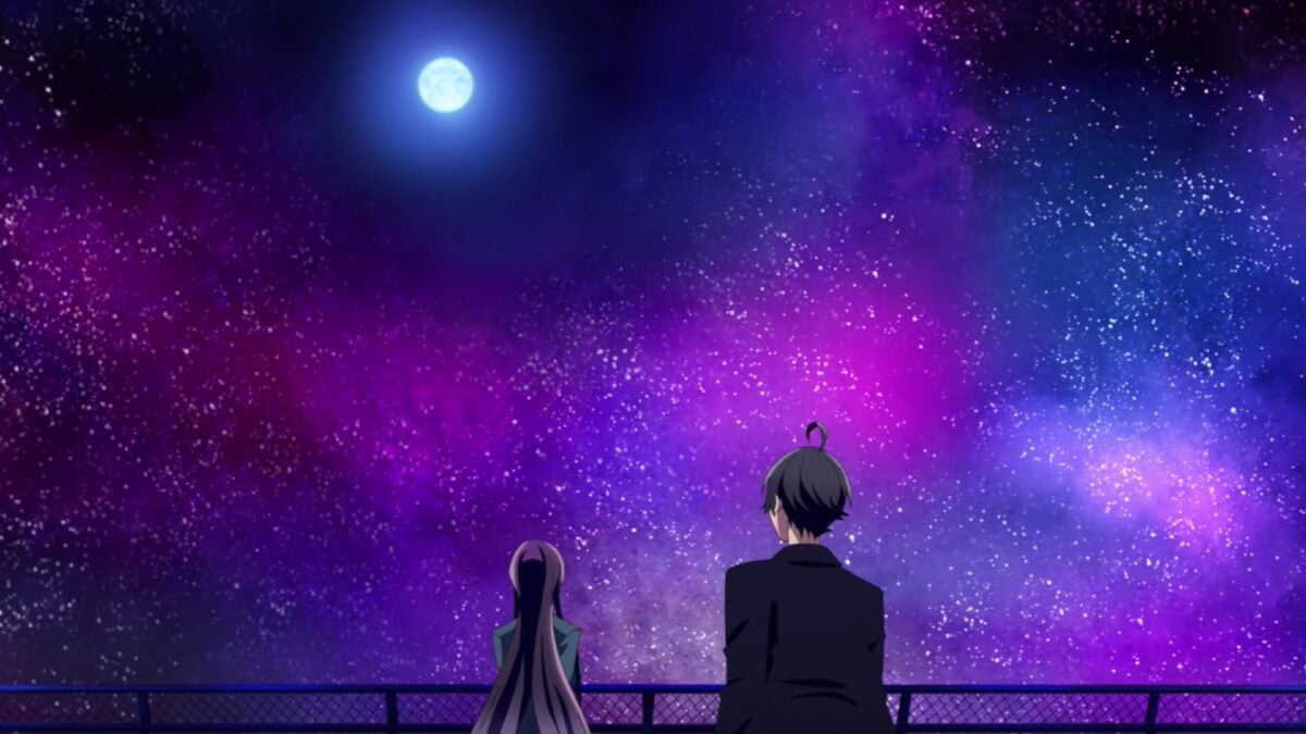Haite Kudasai, Takamine San Episode 11 Rooftop Night Sky