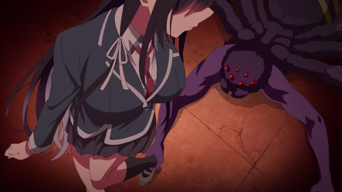 Haite Kudasai, Takamine San Episode 11 Spider Grabs Takane Ankle