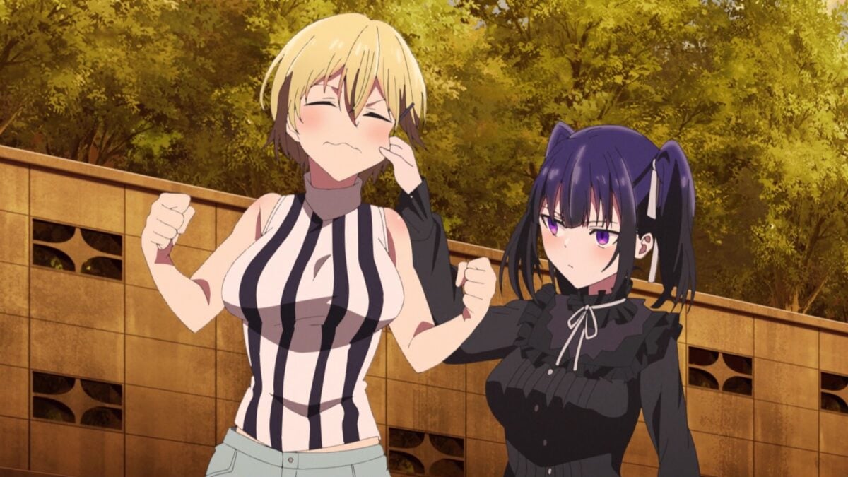 Haite Kudasai, Takamine San Episode 9 Rurika Pinches Ellie's Cheek