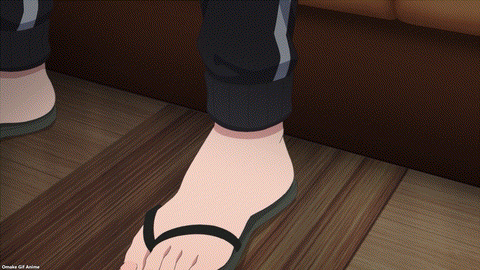 Haite Kudasai, Takamine San Episode 9 Takane Stomps Koushi's Foot