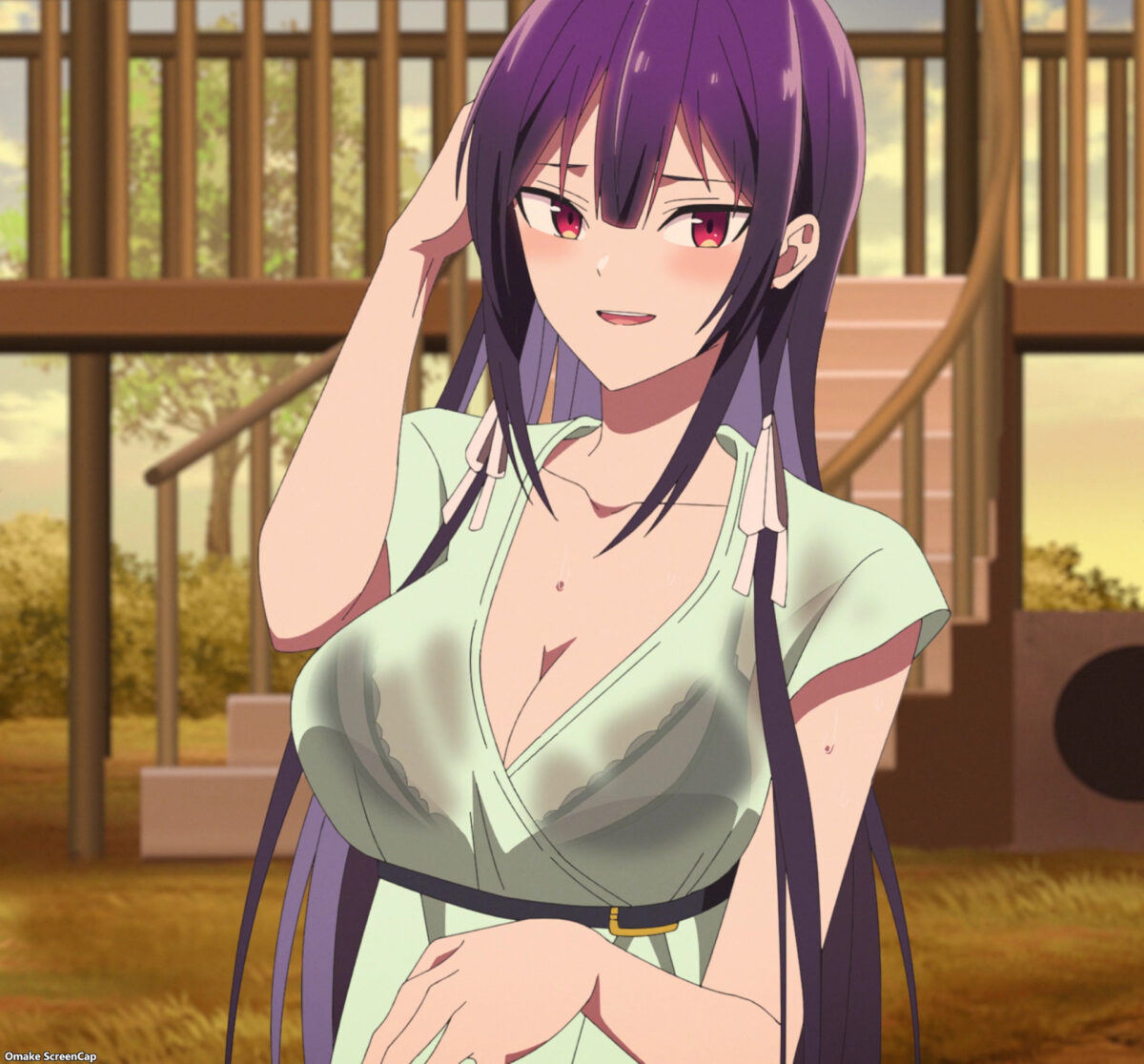 Haite Kudasai, Takamine San Episode 9 Takane Wet Black Bra