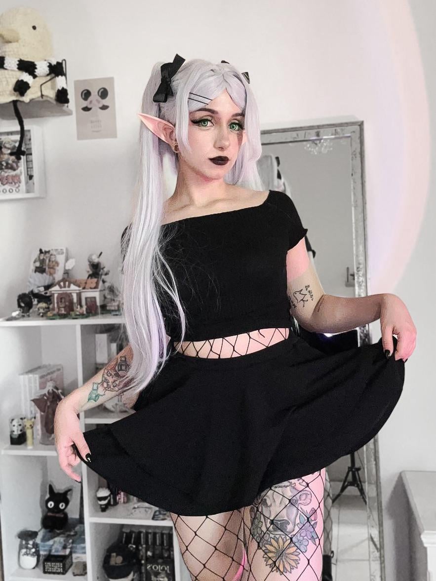 Black Skirt Frieren Cosplay by Martina