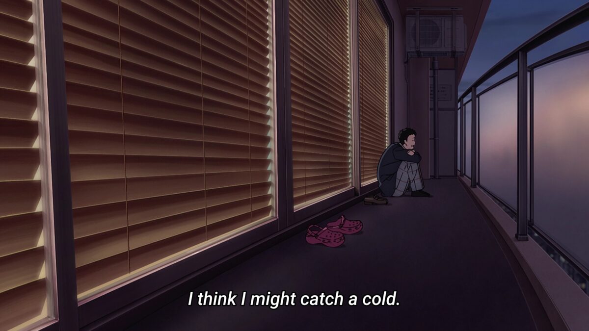 My Dress Up Darling S2 Episode 14 Gojou Hides On Balcony