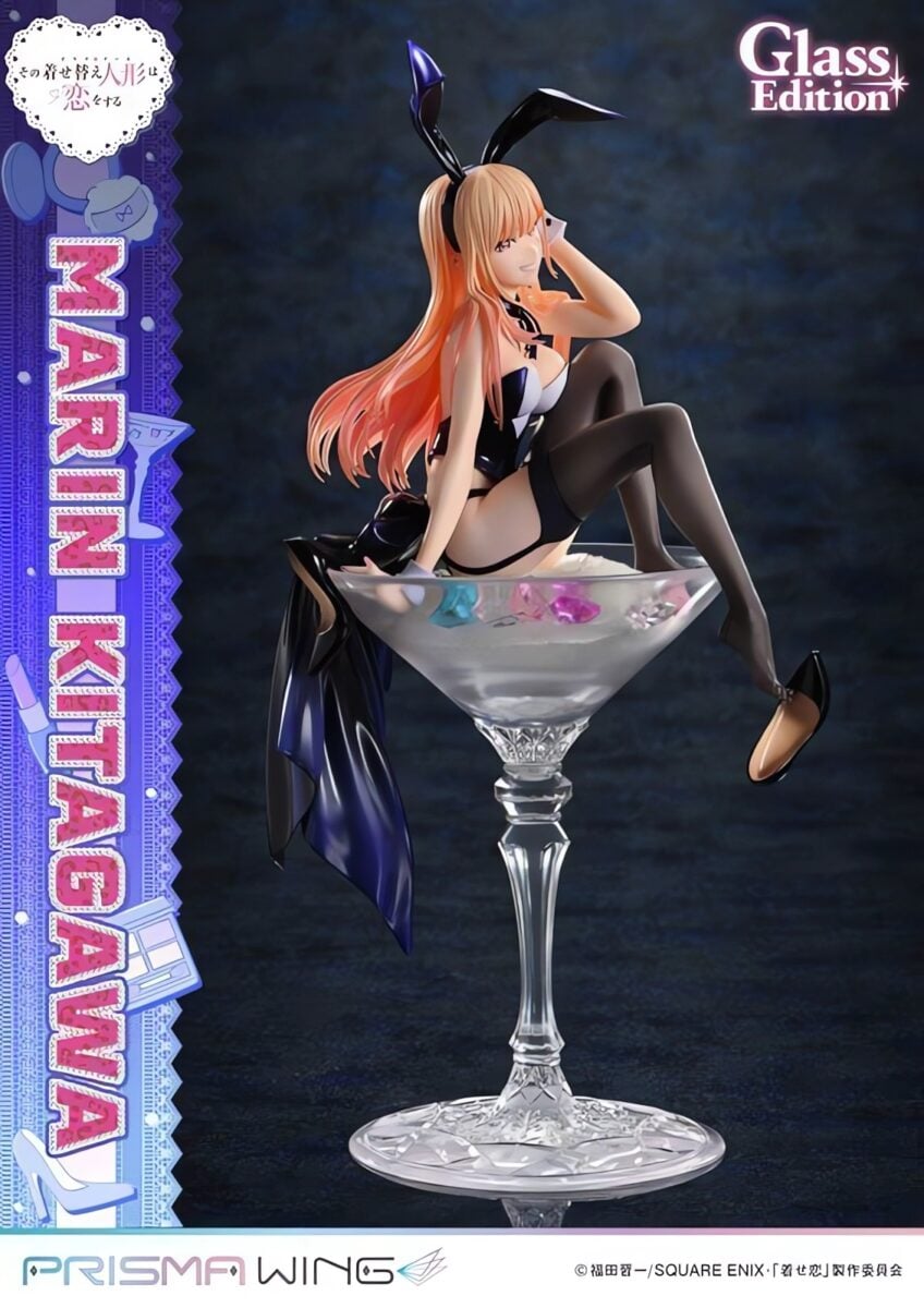 PRISMA WIng My 2ress Up Darling Marin Kitagawa Figure Glass Ver Side View 01