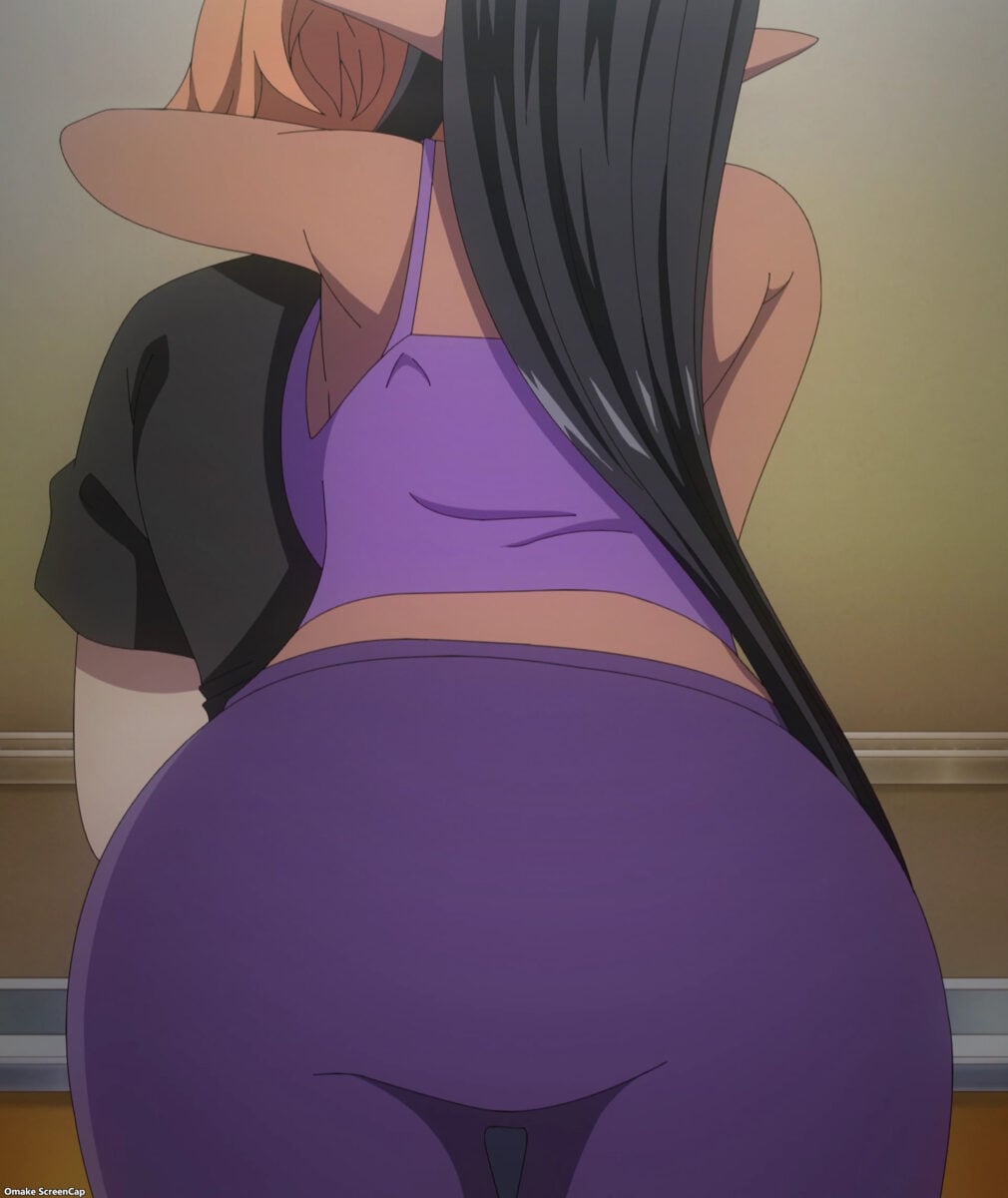 Yandere Dark Elf Episode 10 Mariabelle Presses Against Hinata's Back