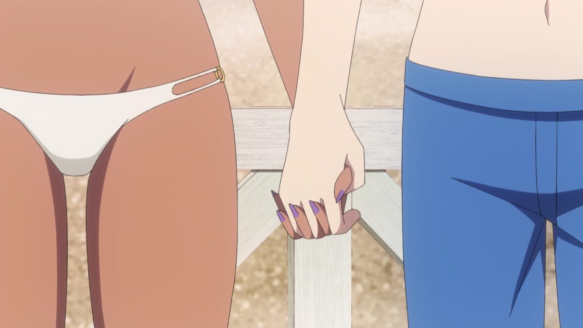 Yandere Dark Elf Episode 11 Mariabelle Holds Hinata's Hand