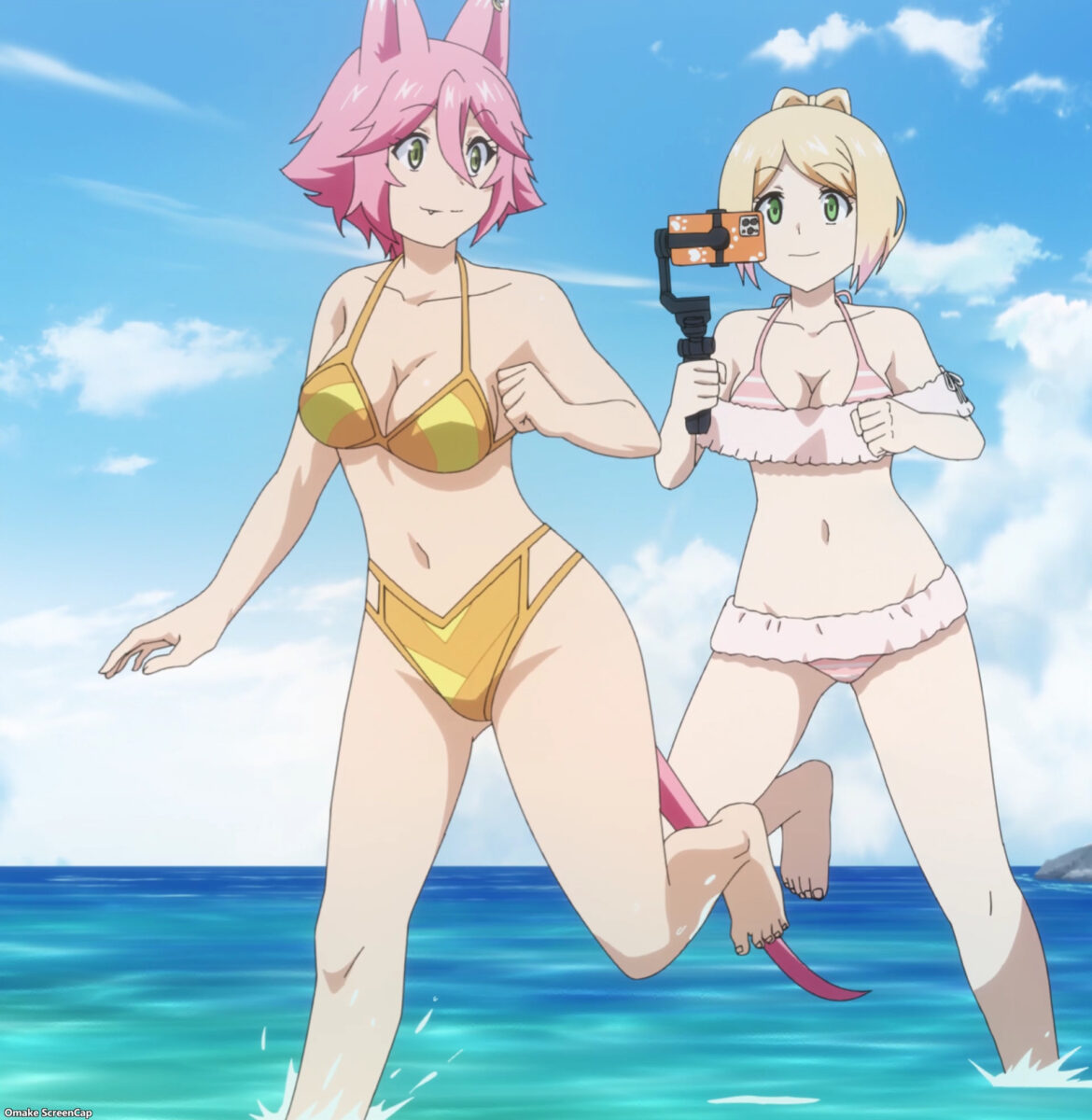 Yandere Dark Elf Episode 11 Sakura Livestreams Mei In Bikinis