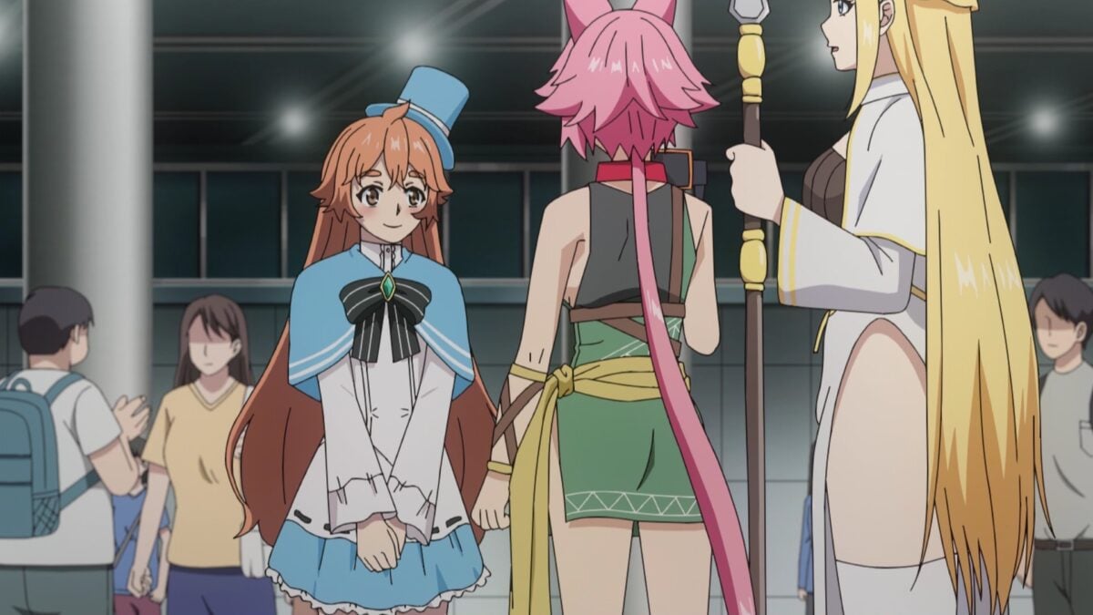 Yandere Dark Elf Episode 9 Hinata Greets Mei Cecil At Comic Convention