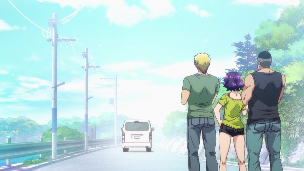 Grand Blue S2 Episode 3 Van Drives Away