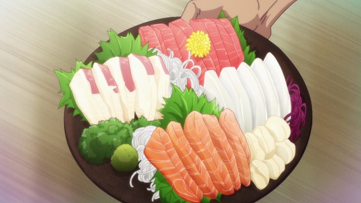Grand Blue S2 Episode 4 Sashimi Plate