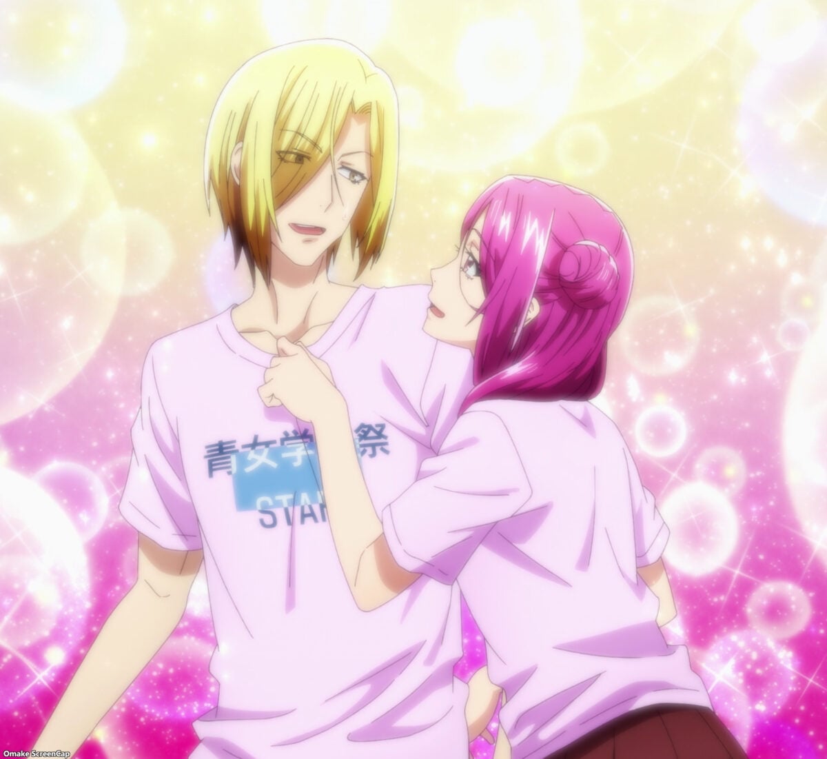 Grand Blue S2 Episode 6 Sakurako Touches Kouhei's Shirt