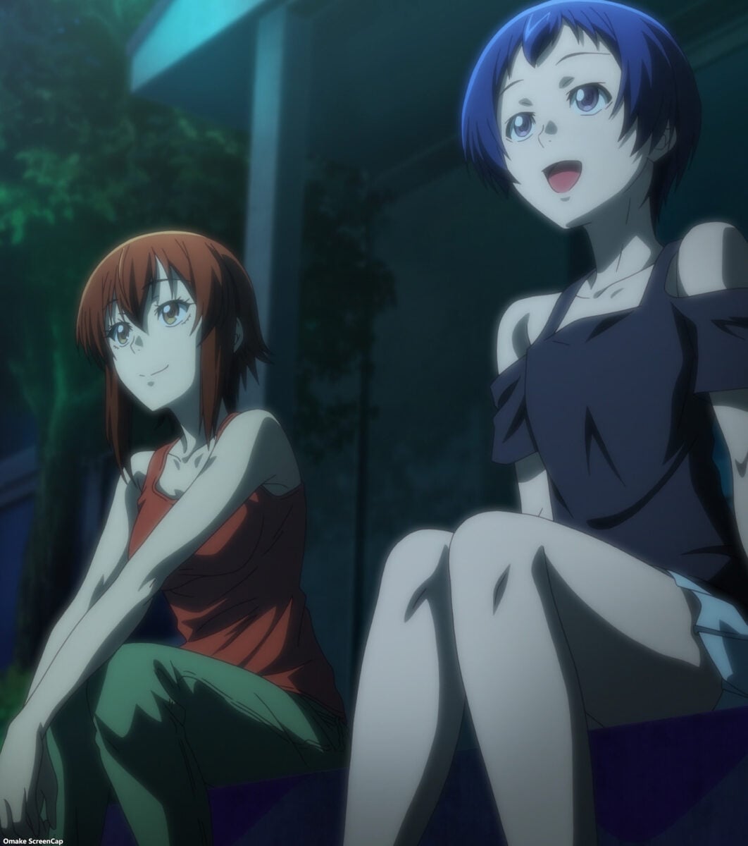 Grand Blue S2 Episode 7 Chisa Aina Sit Together